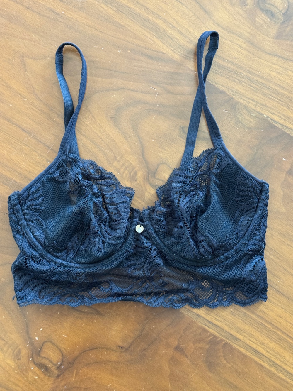 Natori Black Lace Underwire Bralette